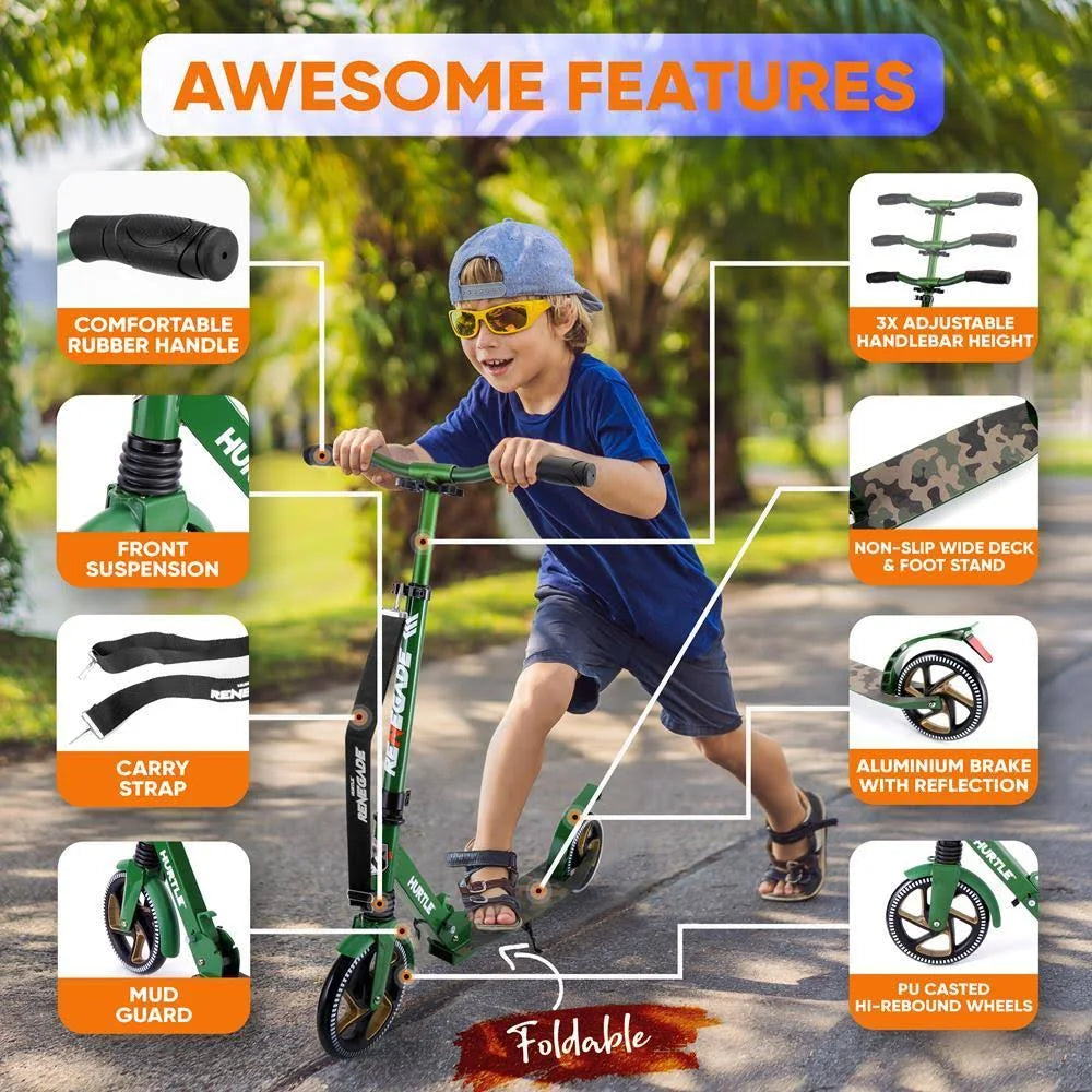 Camouflage 2 Wheel Folding Kick Scooter N935