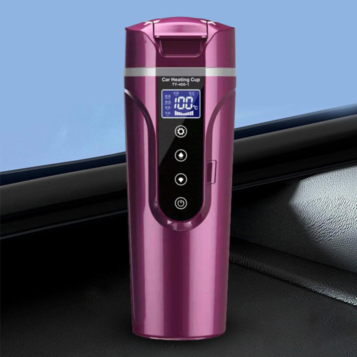 450ml 12V Electric Travel Kettle Variable Temp Control K2961