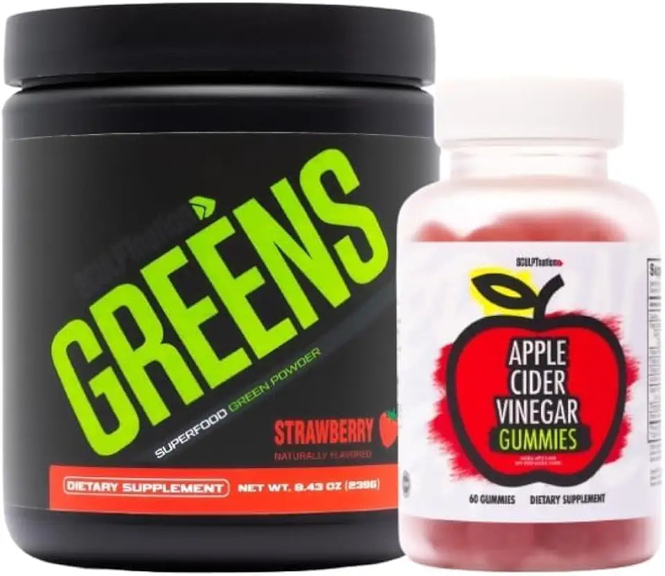 Greens Strawberry and Apple Cider Vinegar Gummies Bundle G75747