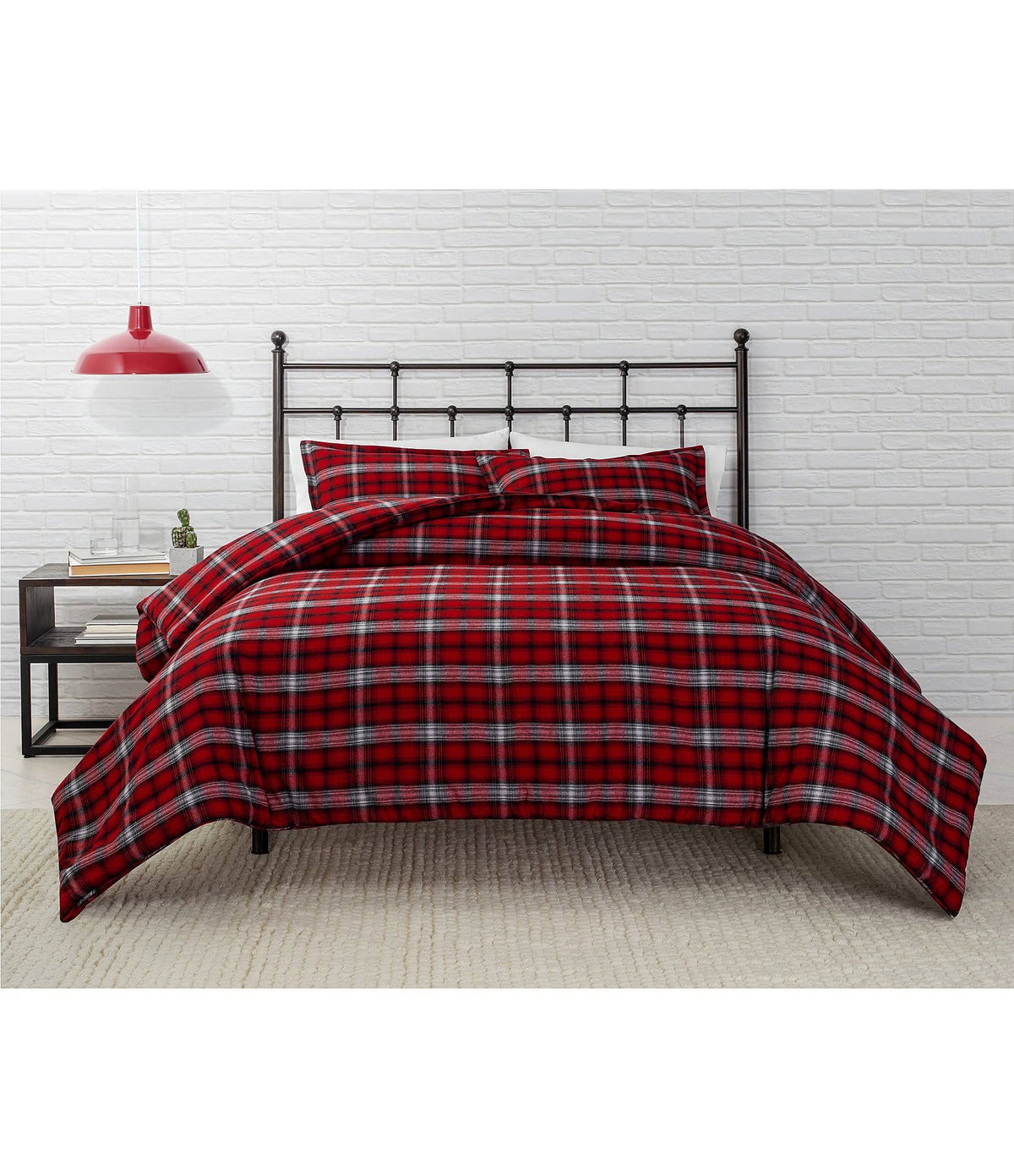 Red Full/Queen Comforter & Sham Set E519199