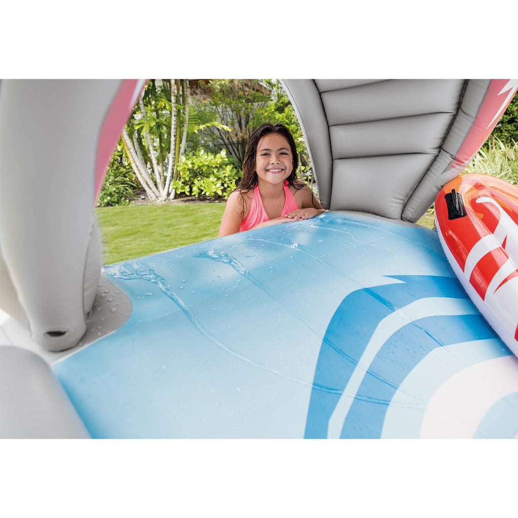 Inflatable Backyard Water Slide with Electric Air Pump L23312