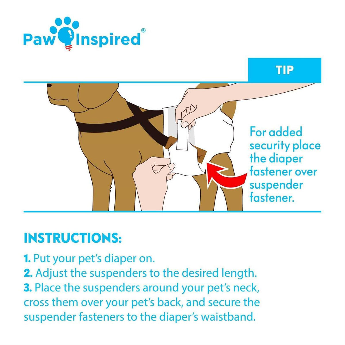 Dog Diaper Suspenders K404473