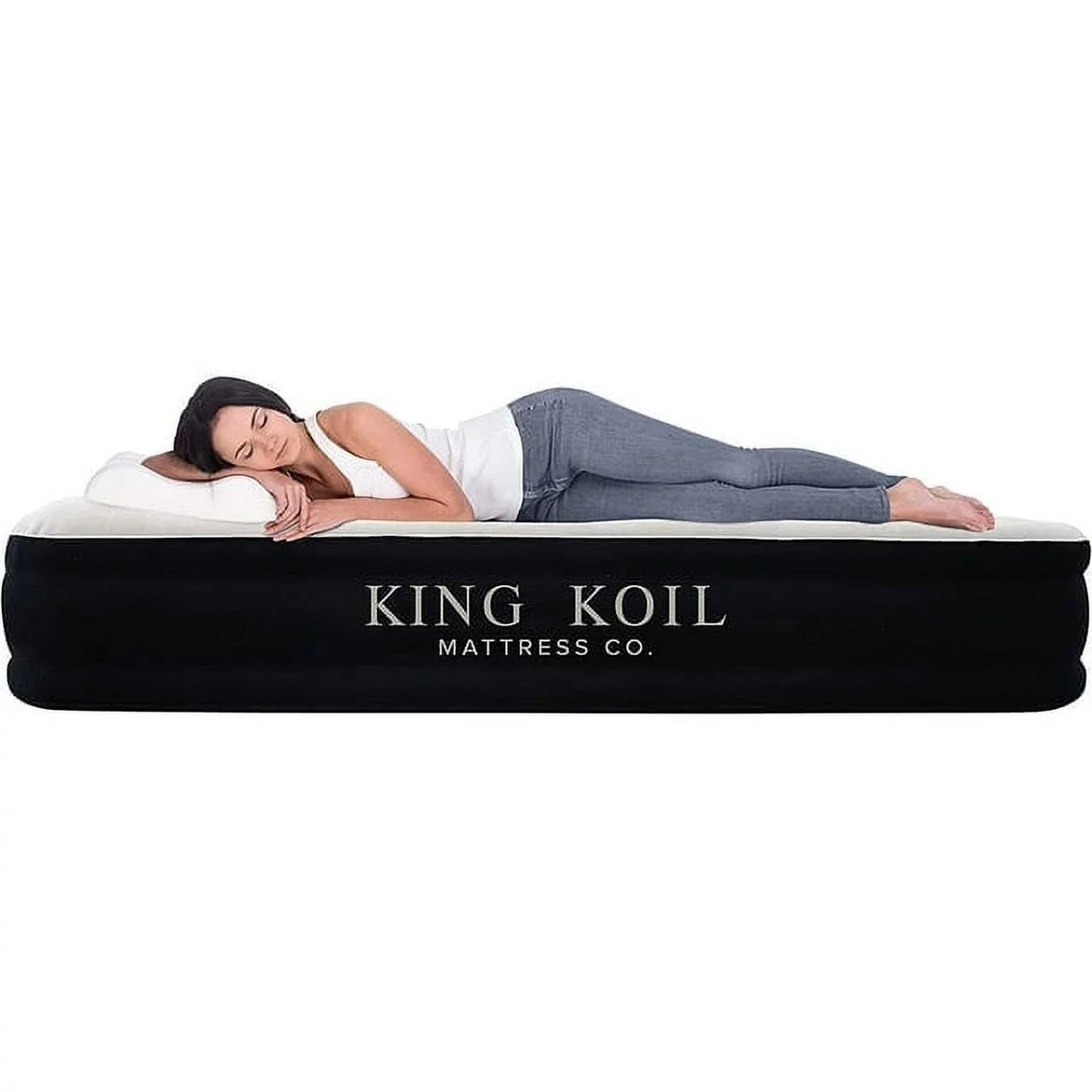 Queen Size Inflatable Air Mattress with Built-in Pump L9129