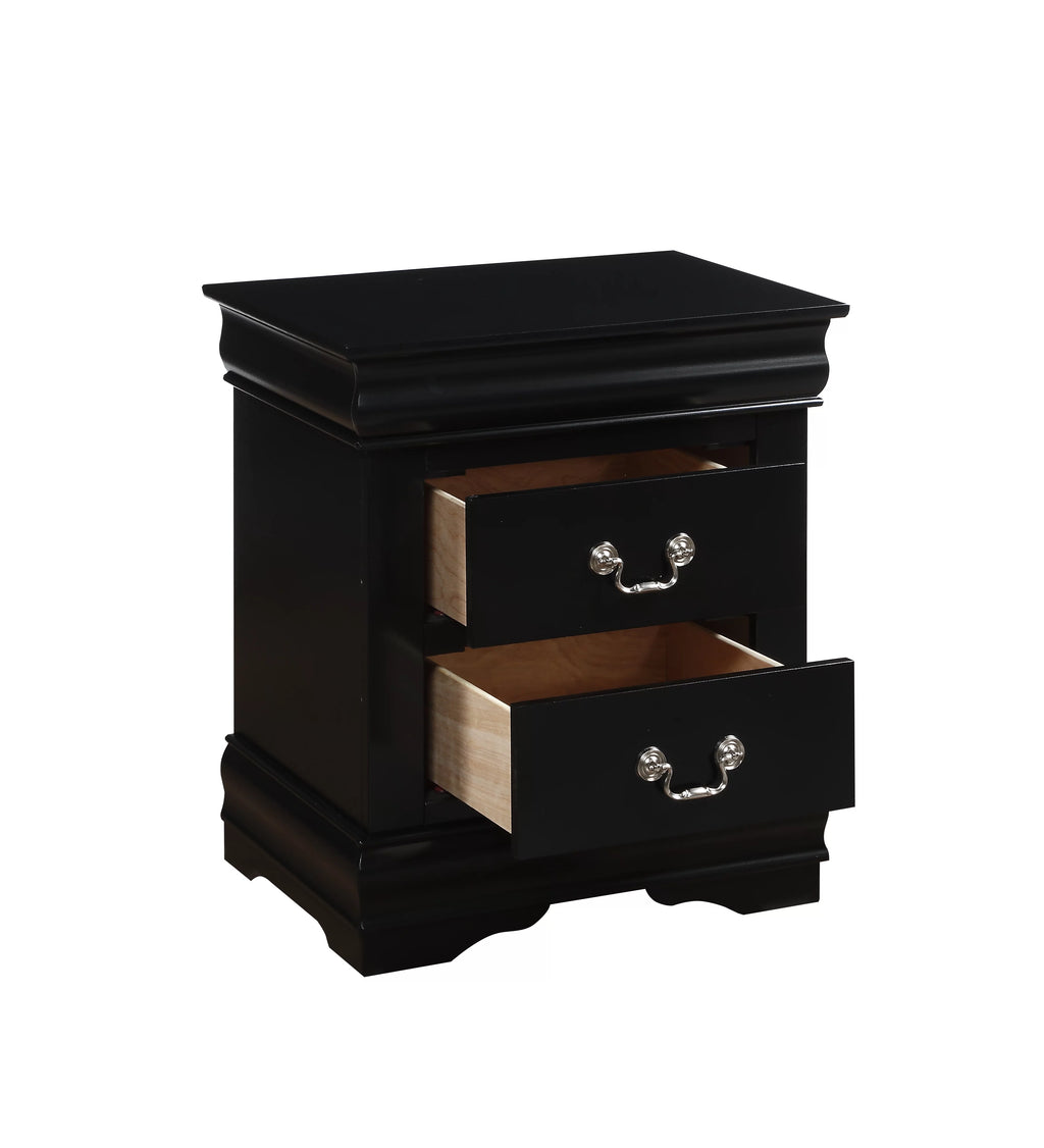 5-Piece Bedroom Set Bed Dresser Chest 2 Nightstands D78570