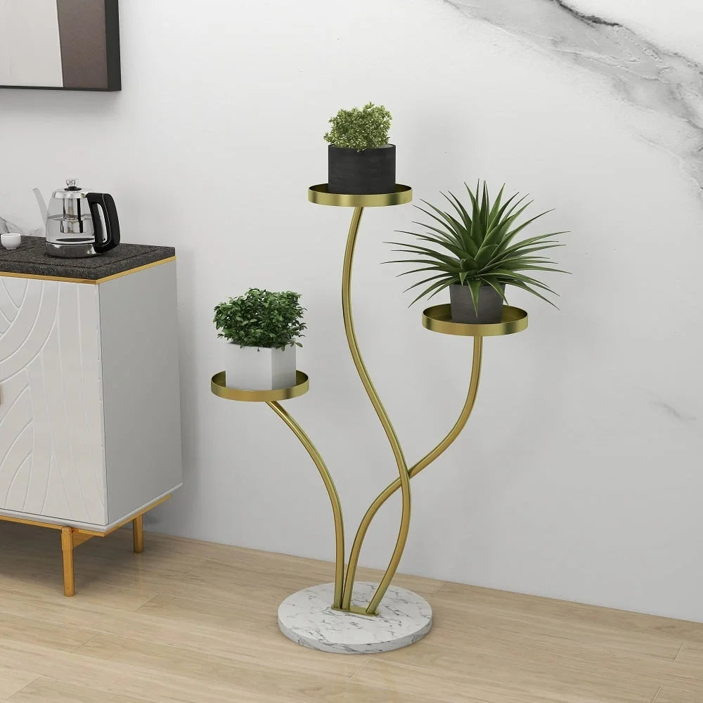 Tall Metal 3 Tier Plant Stand P1089