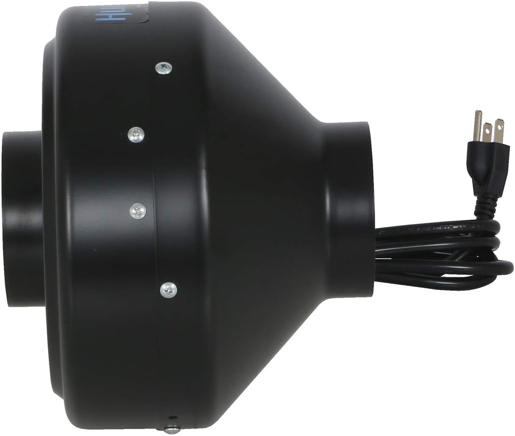 Inline Centrifugal Fan 171 CFM 4-Inch Black Q61587