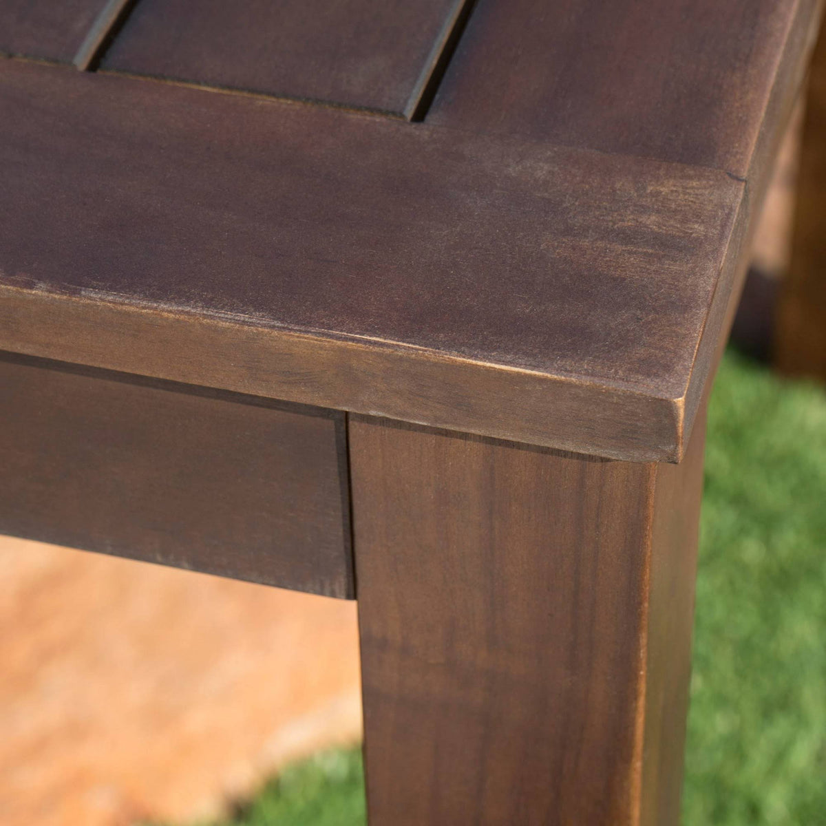 Acacia Wood Rectangle Dining Table U95251
