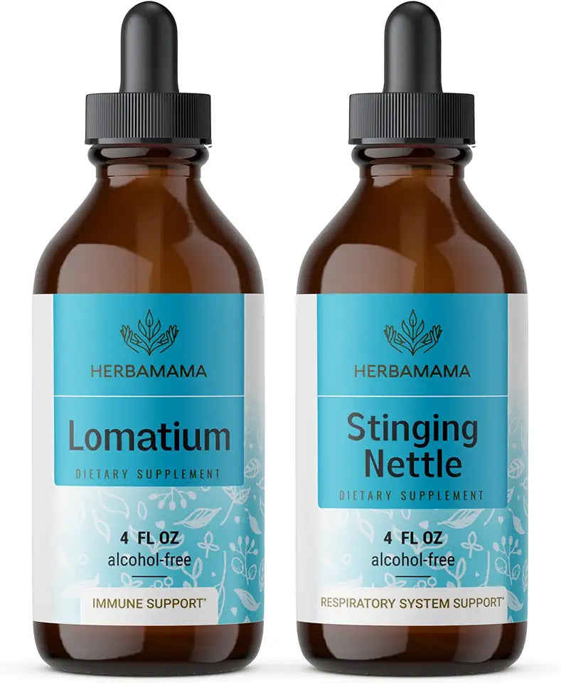 Lomatium Root and Stinging Nettle Tincture 4 fl oz 2 Pack V341333