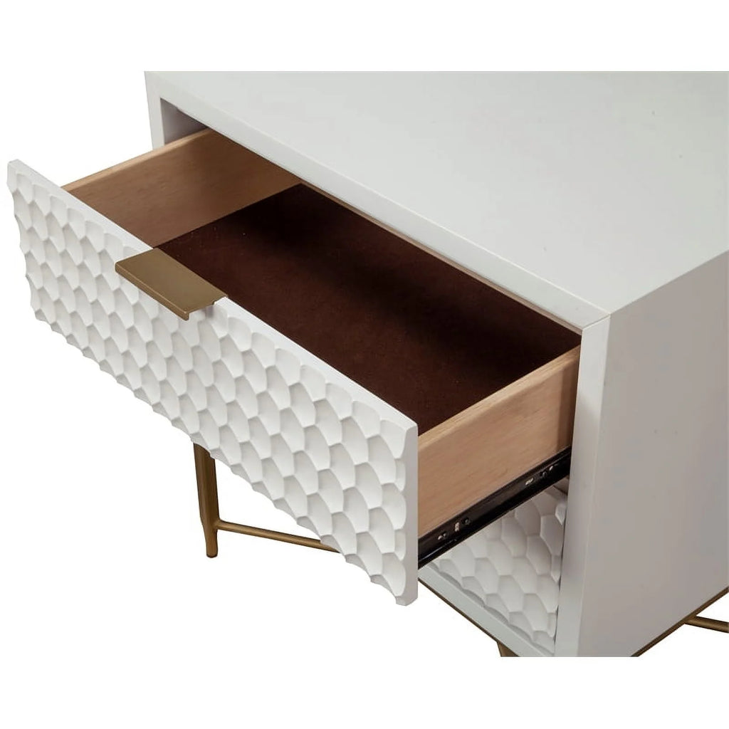 Queen Headboard & 2 Drawer Nightstand Set E7073