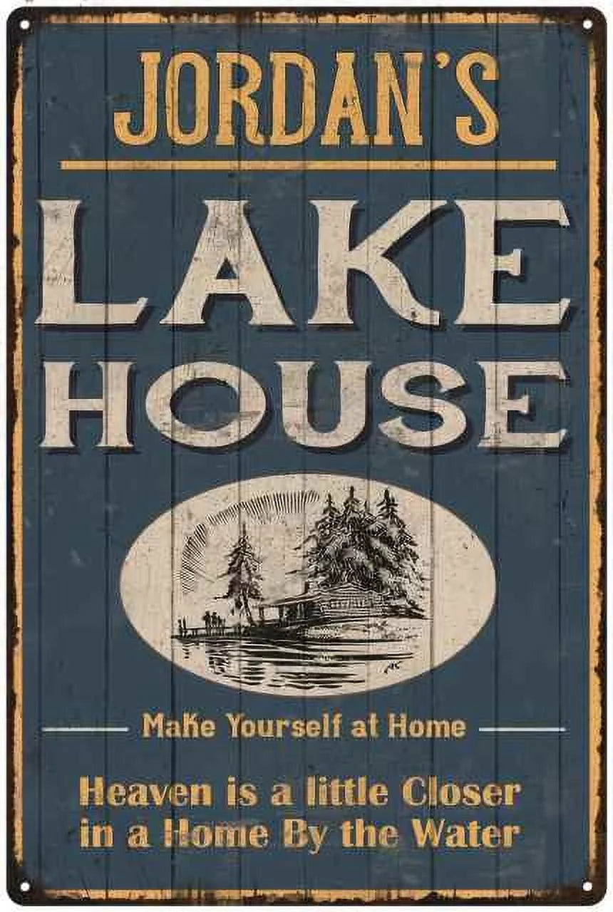 Blue Cabin Home Decor 12x18 Metal R3095