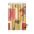 Polyester Fabric Bathroom Shower Curtain 48x72 inch U346933