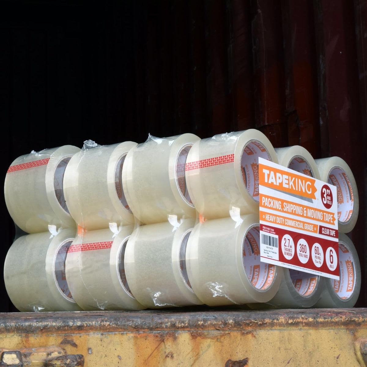 Clear Packing Tape 3 Inch Wide 24 Rolls S35533