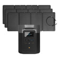 Portable Power Station and 3 x Portable Solar Panel G8788
