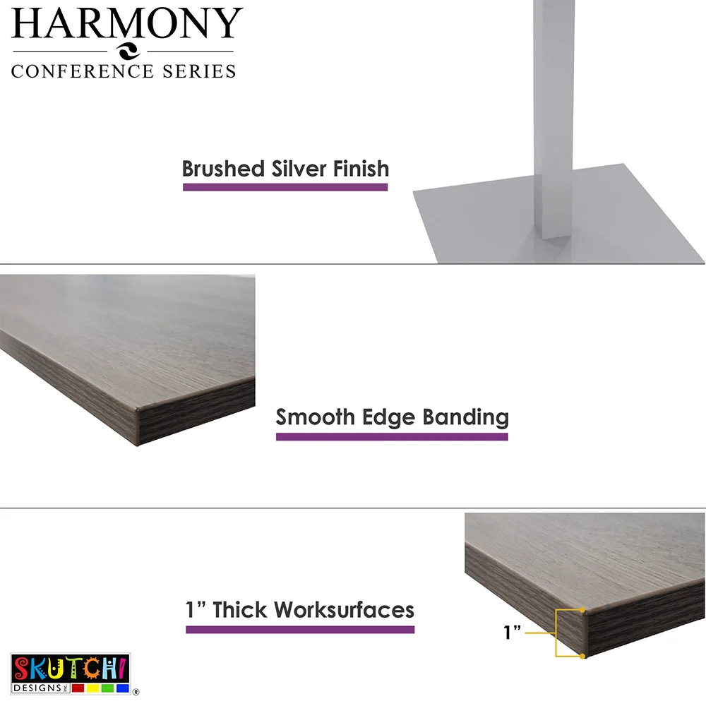 6 Person Arc Boat Conference Table 6 Ft K5838