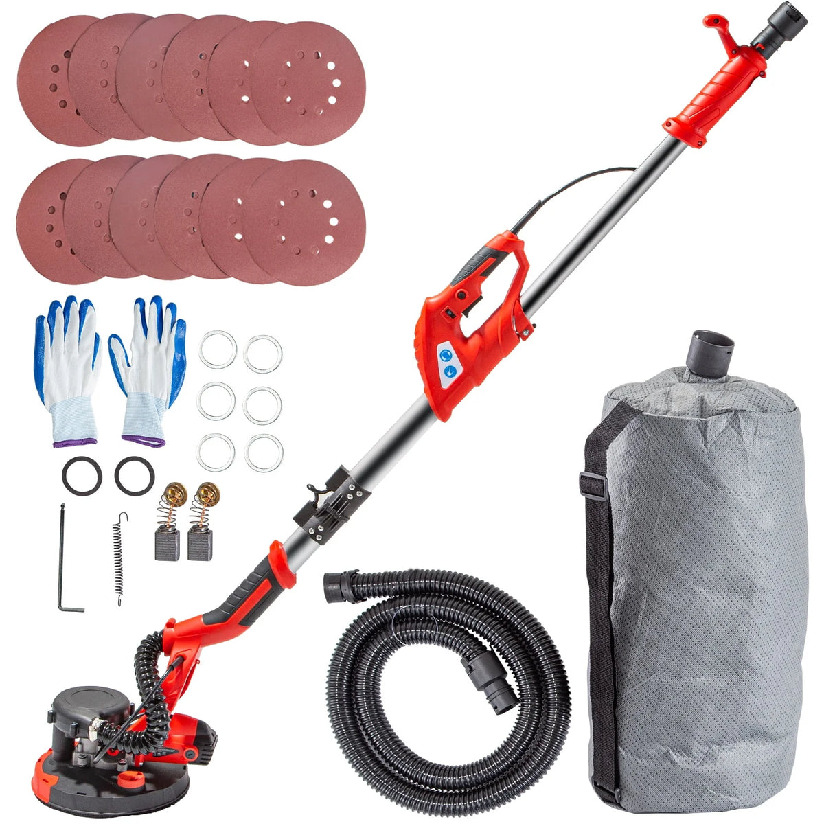 Electric Variable Speed Drywall Sander with Vacuum Bag M618