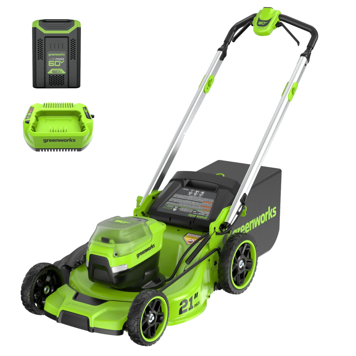 60V 21 Push Lawn Mower with Battery & Charger G99335