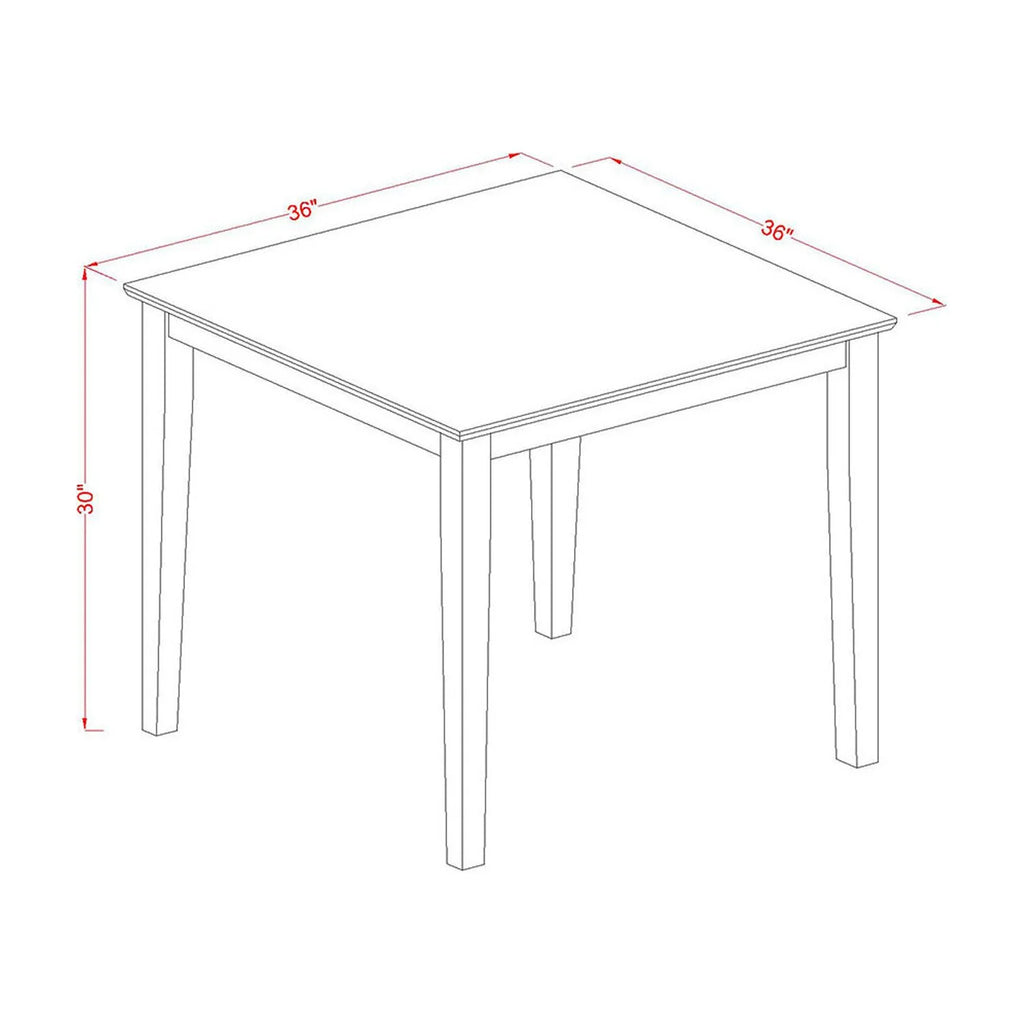 3 Pc Square Kitchen Table and 2 Dining Chairs K97189