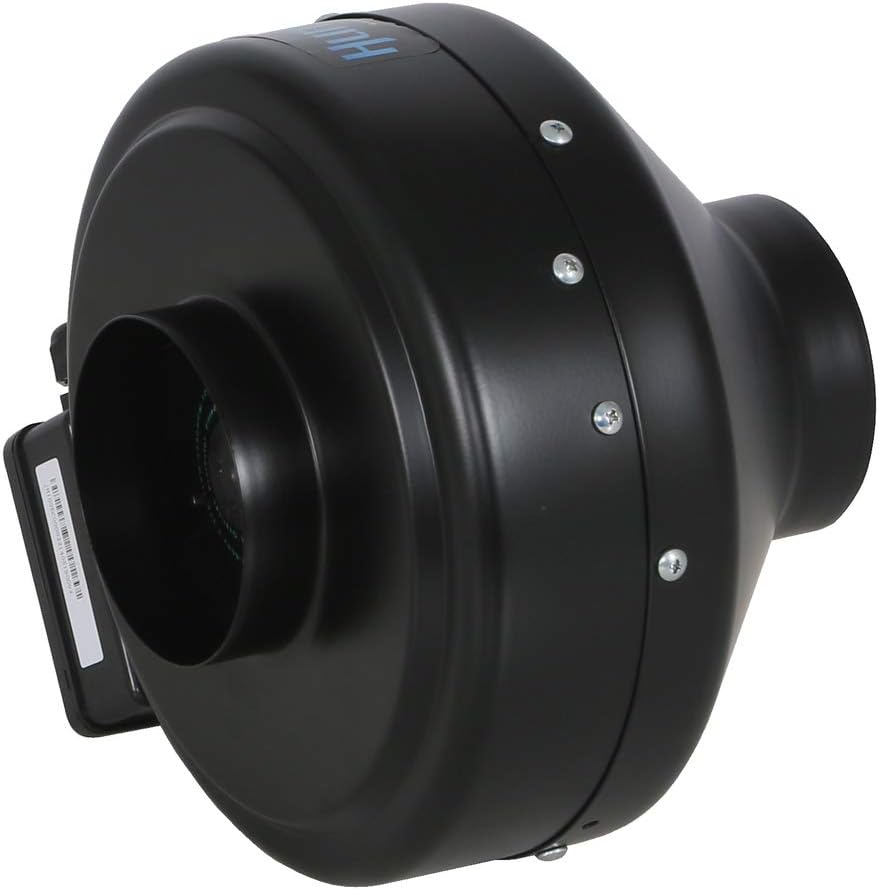 Inline Centrifugal Fan 171 CFM 4-Inch Black Q61587