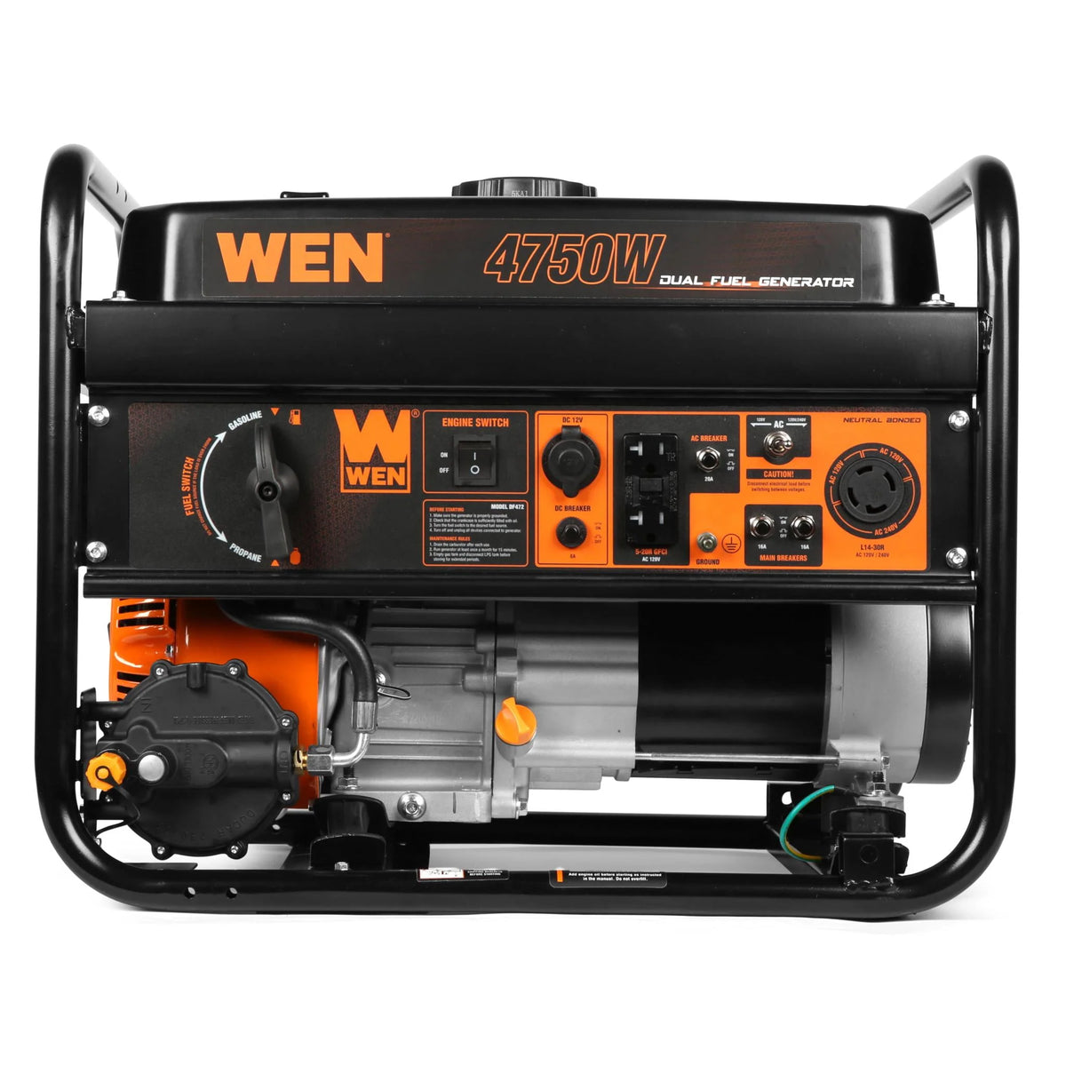 4750-Watt Dual Fuel Portable Generator X33254