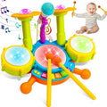 Kids Drum Set with Microphone U4094