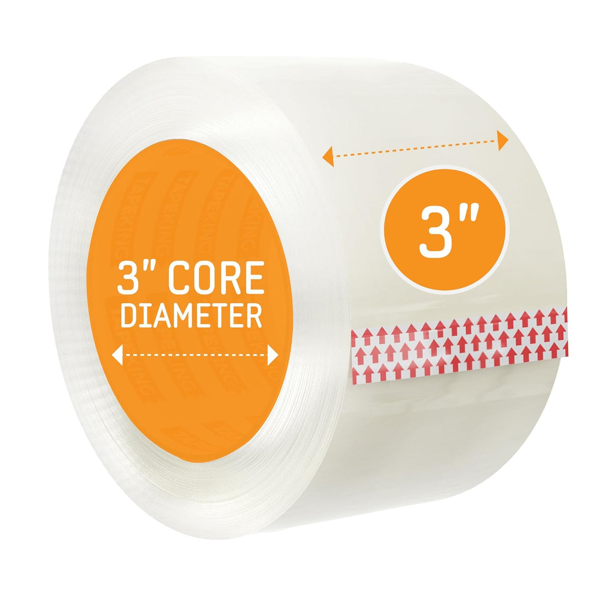 Clear Packing Tape 3 Inch Wide 24 Rolls S35533