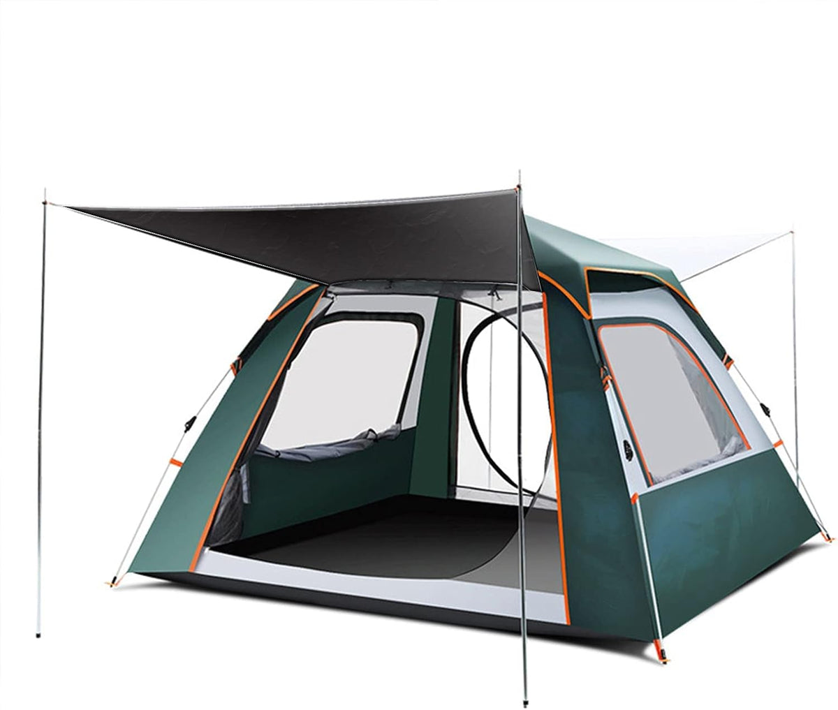 4 Person Pop up Waterproof Windproof Tent with Carry Bag H5490