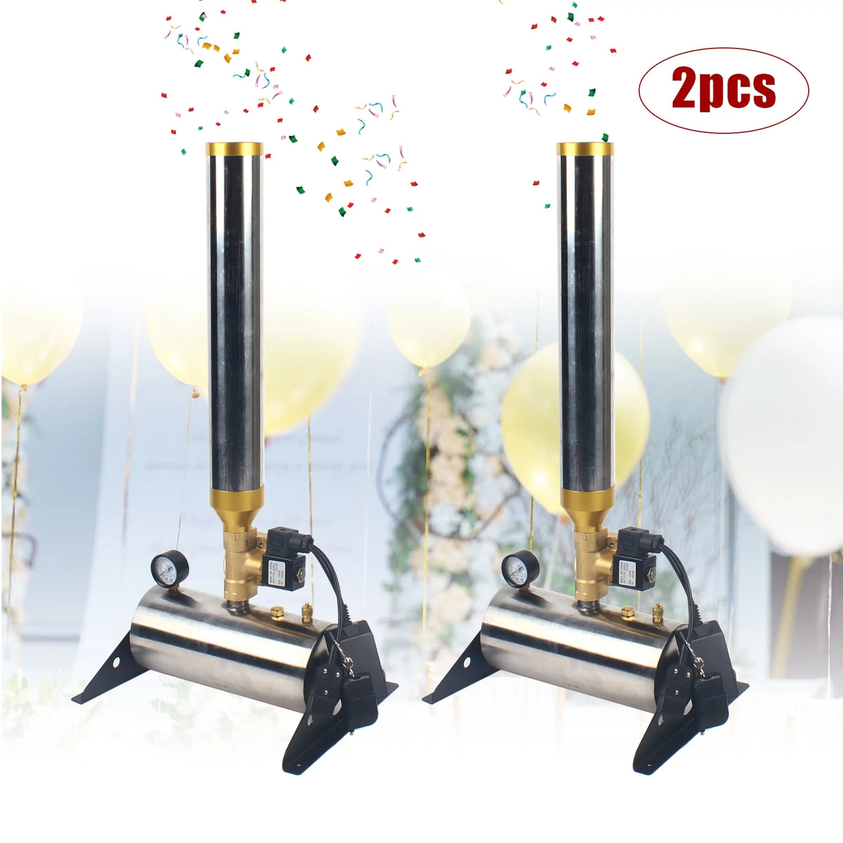 Remote Control Confetti Cannon Machine 2Pcs H562178