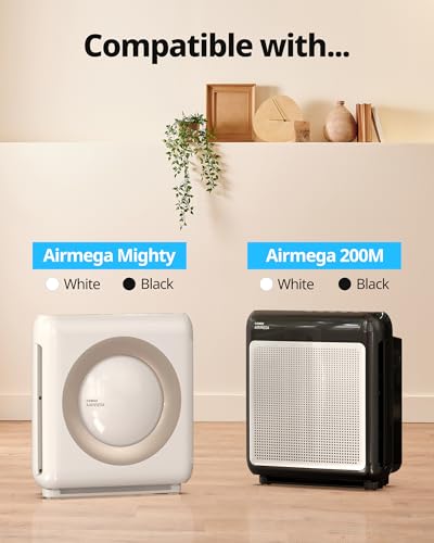 Air Purifier Filter Replacement, 2 Deodorization Filters and 1 True HEPA Filter, Black W46335