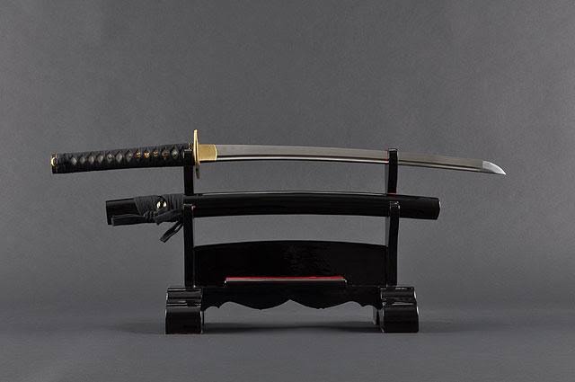 Handmade Damascus Japanese Samurai Wakizashi Sword K821