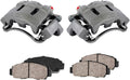 Front Loaded OE Caliper Assembly Set + Ceramic Brake Pads F47455