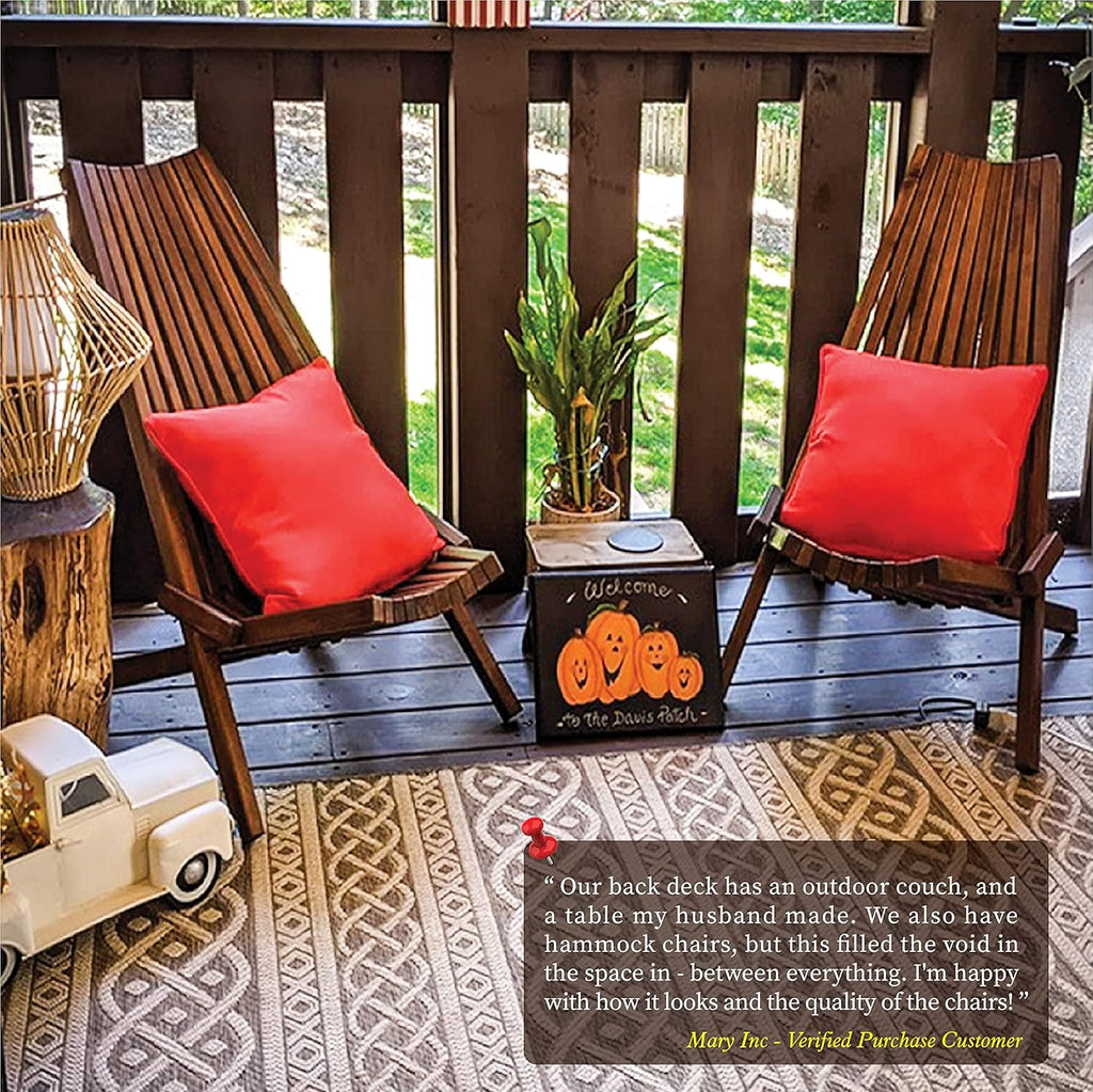 Folding Acacia Wood Outdoor Chair U894