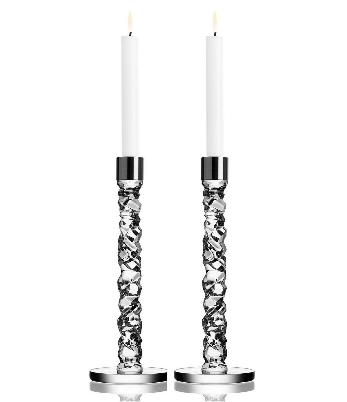 Carat Candlestick Pair Large I1064