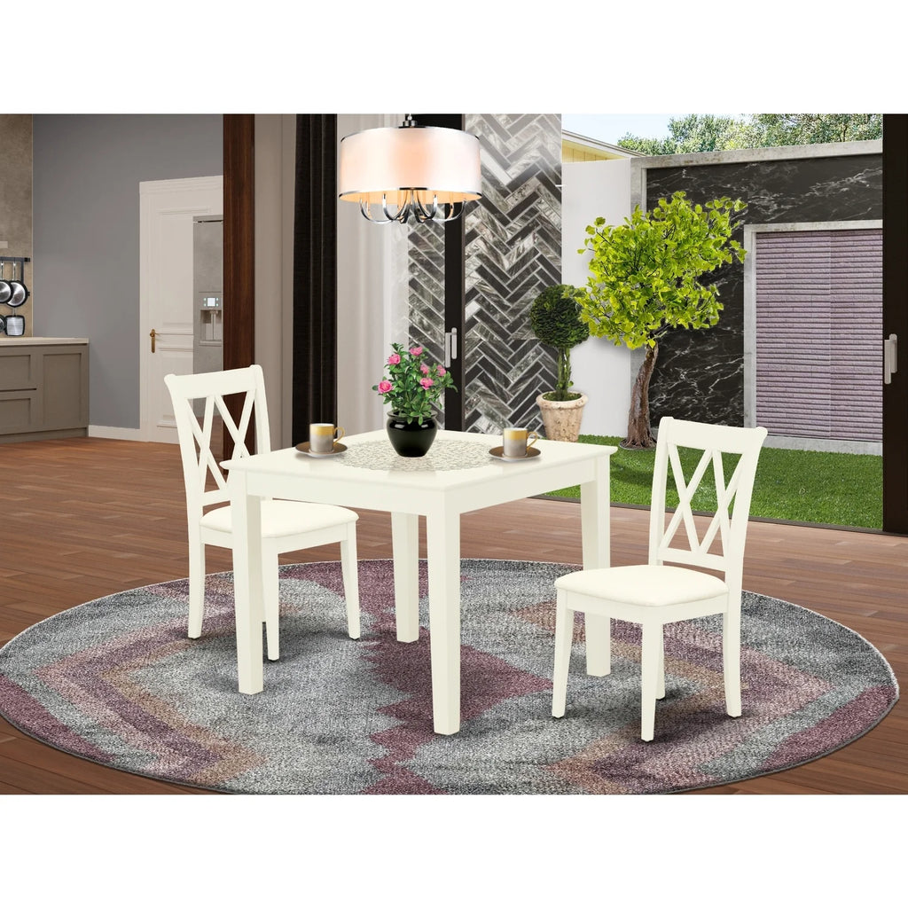 3 Pc Square Kitchen Table and 2 Dining Chairs K97189