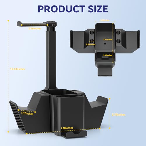 Controller Holder with Headphone Stand and Phone Holder D778