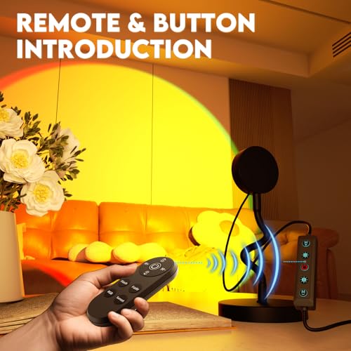 Multicolor Changing LED Projection Lamp 360 Degree Rotation M95731