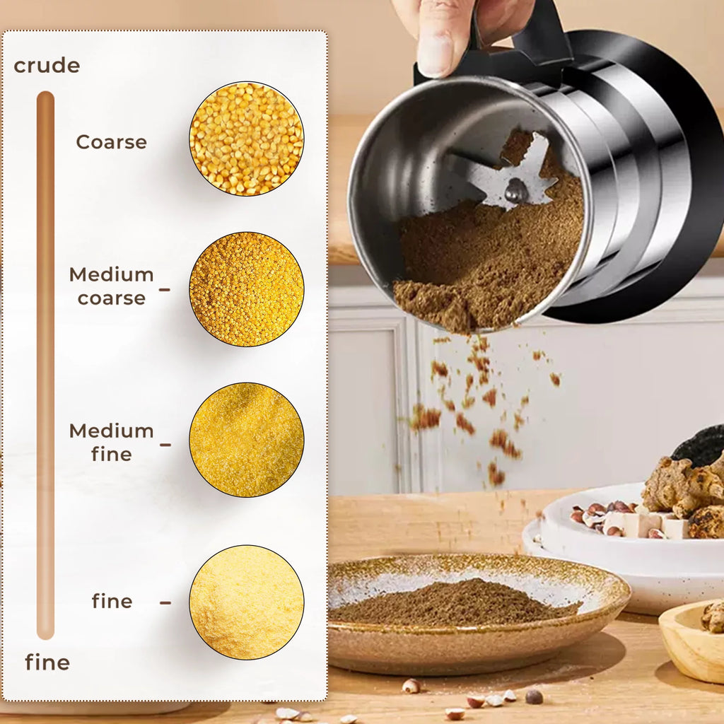 Electric Coffee Grinder with Stainless Steel Blades V96688