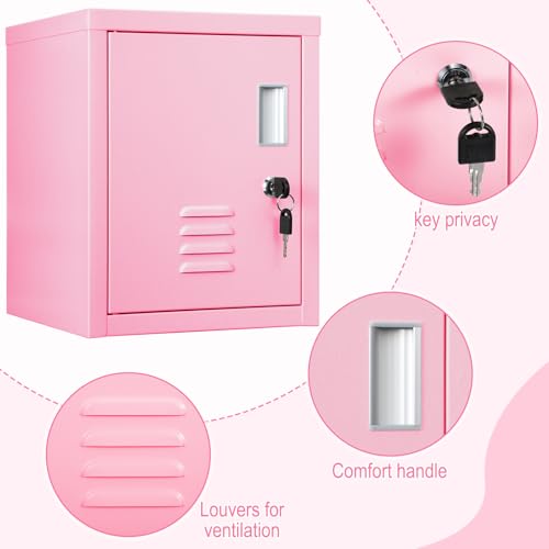 Lockable Steel Storage Cabinet with Shelf T6344
