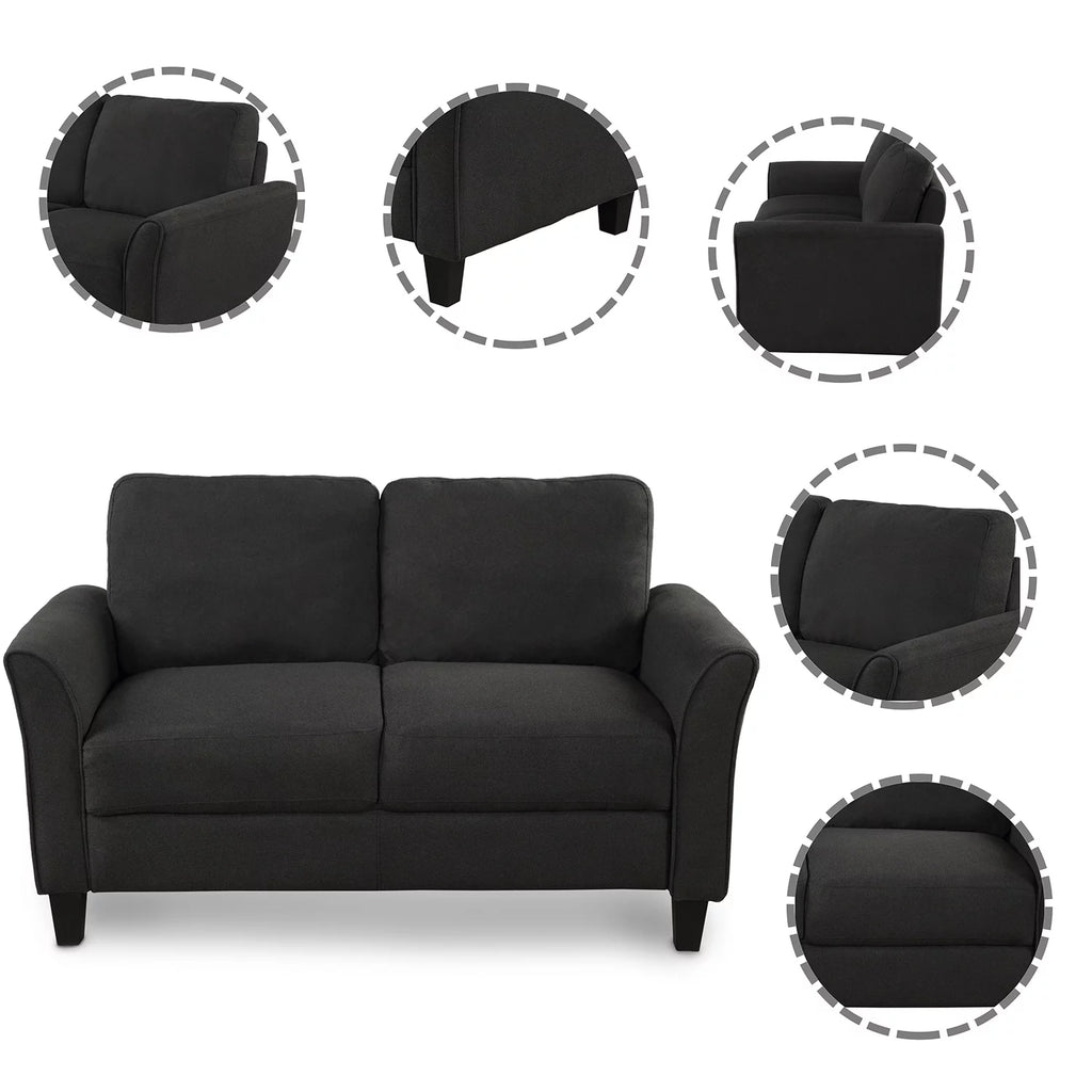 Black Double Seat Sofa E96990