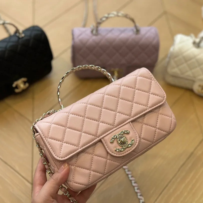 Mini Flap Bag with Top Handle C33999