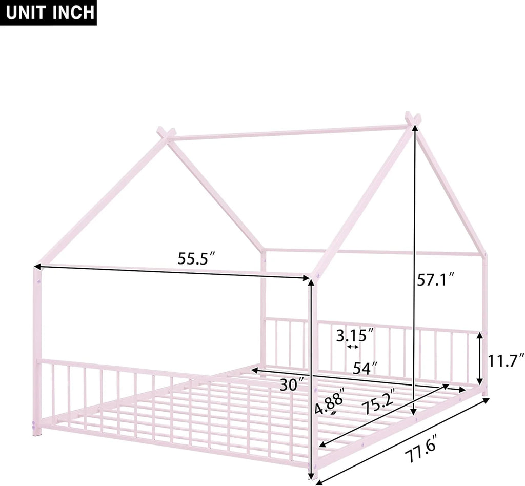 Full Size Meal House Bed T9665