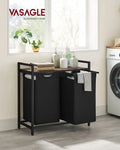 2 Section Laundry Hamper with Shelf V2488