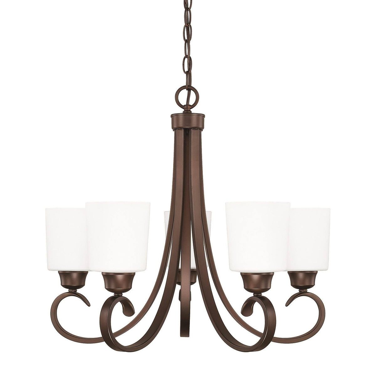 Bronze 5 Light Chandelier T136125