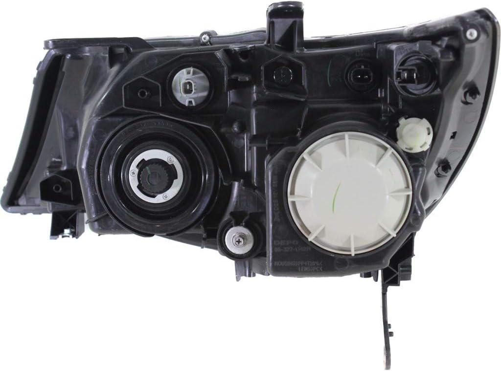 2007 2008 2009 Acura MDX Headlight Assembly Passenger HID Type Black Housing U223