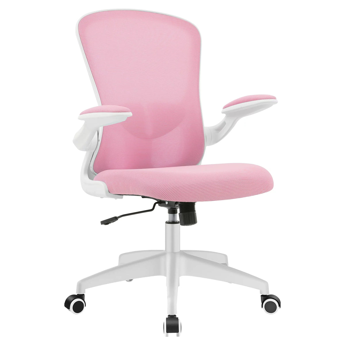 Ergonomic Mesh Office Chair with Lumbar Support and Flip-up Arms P528
