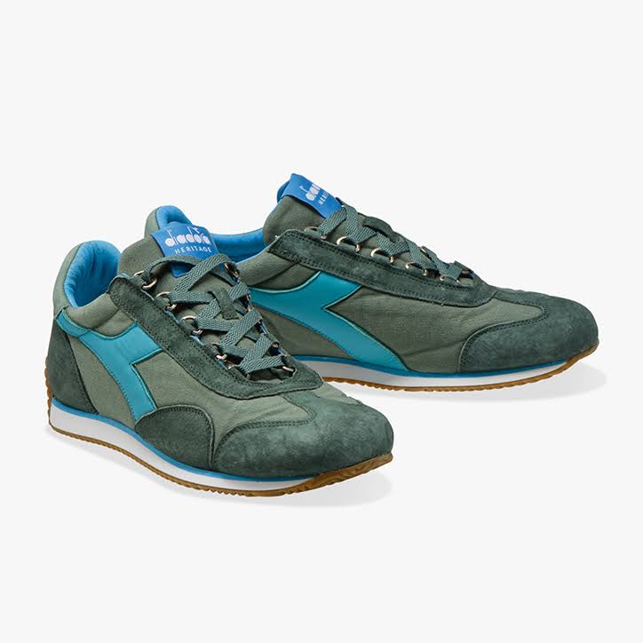 Canvas Stone Wash Green Sneakers F58157