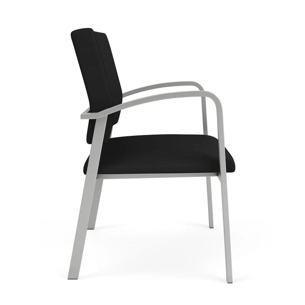 Black Polyurethane Reception Chair I80305