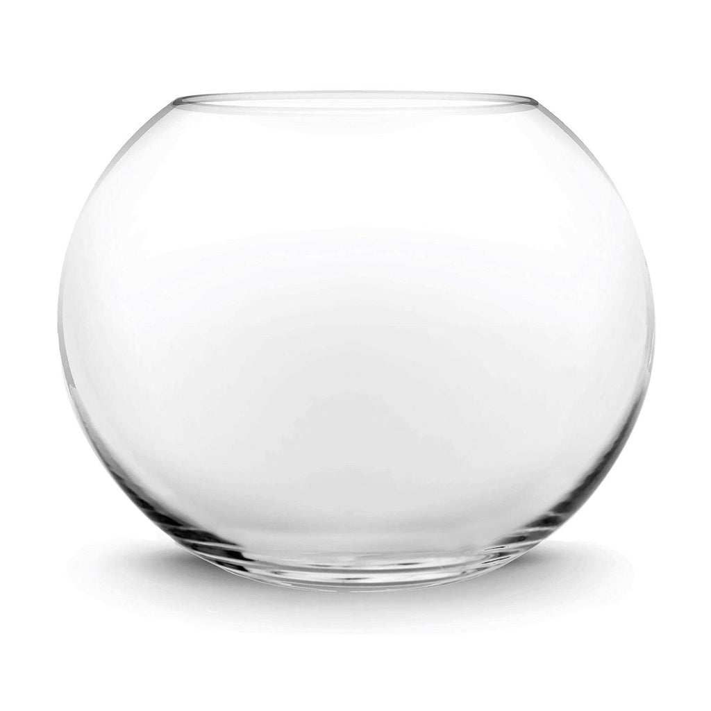 Large Glass Bubble Bowl Vase Z983
