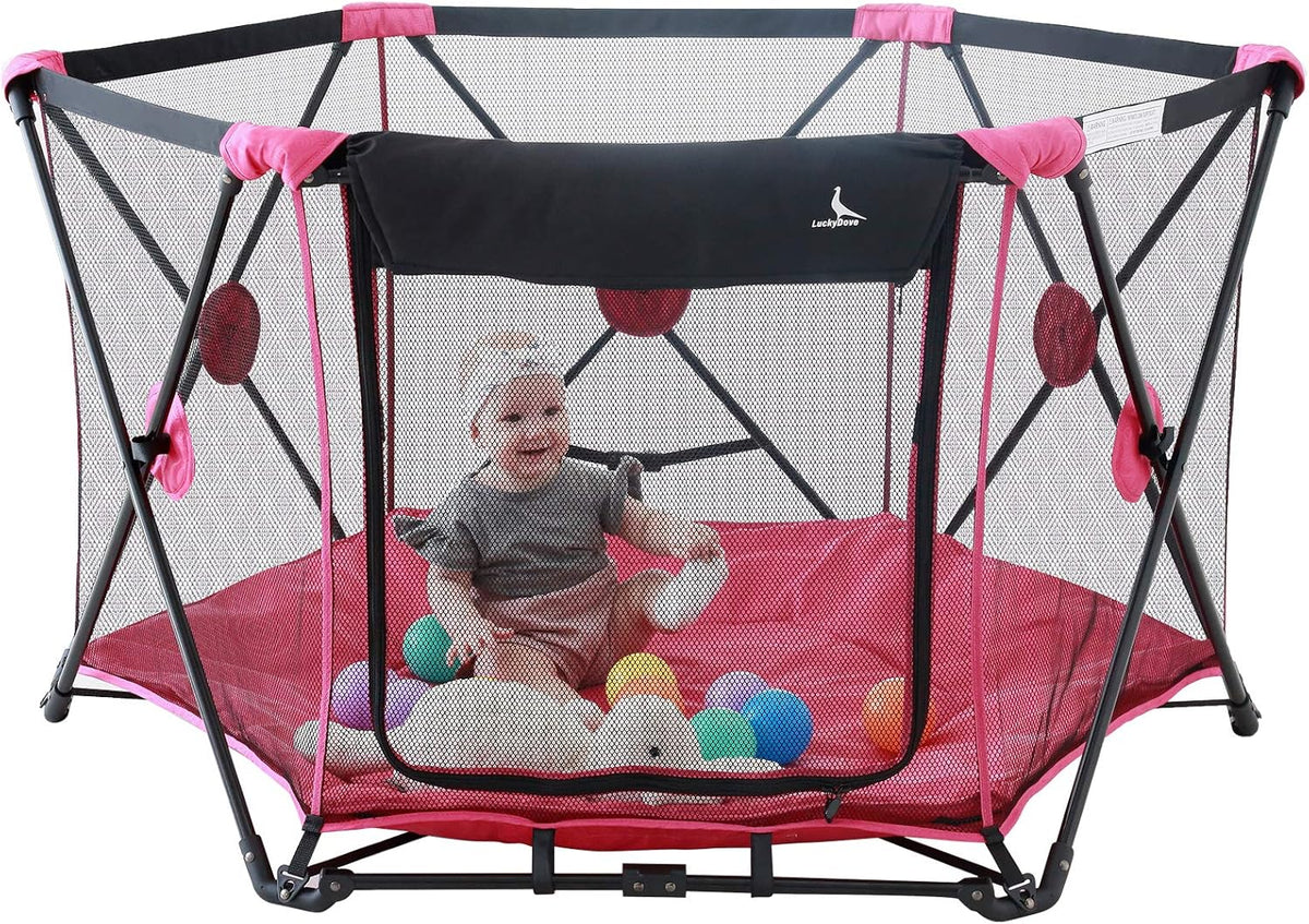 Portable Playpen with Carrying Bag, Foldable F253844