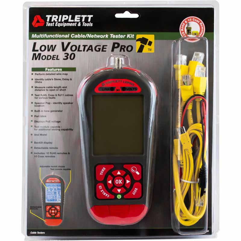 Low Voltage Pro Cable Tester W973759