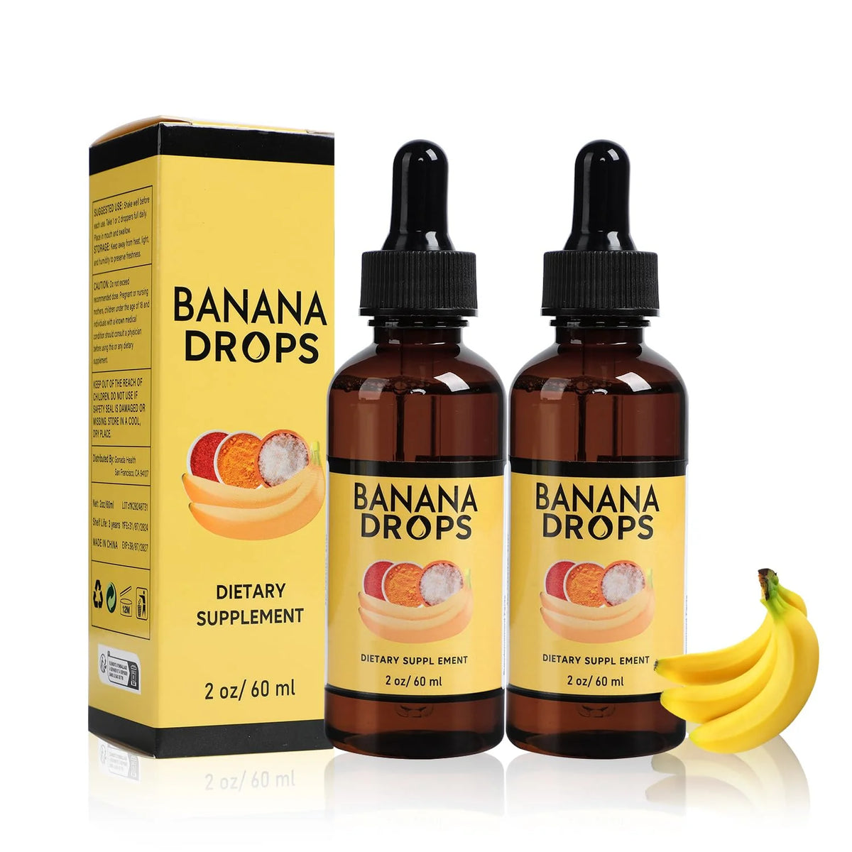 Banana Liquid Drops 60ml F299588